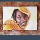 Young woman in yellow (2), Tchad