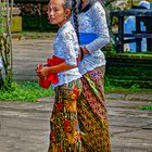 Young worshipper in Pura Luhur Batukao