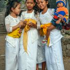 Young worshippers after the temple visit