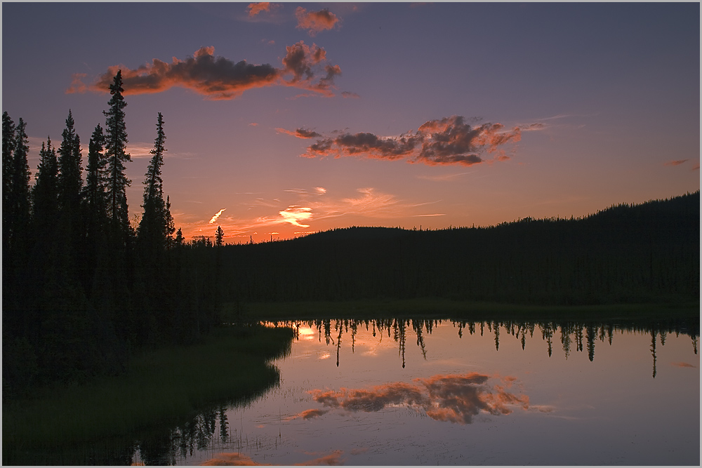 Yukon at midnight