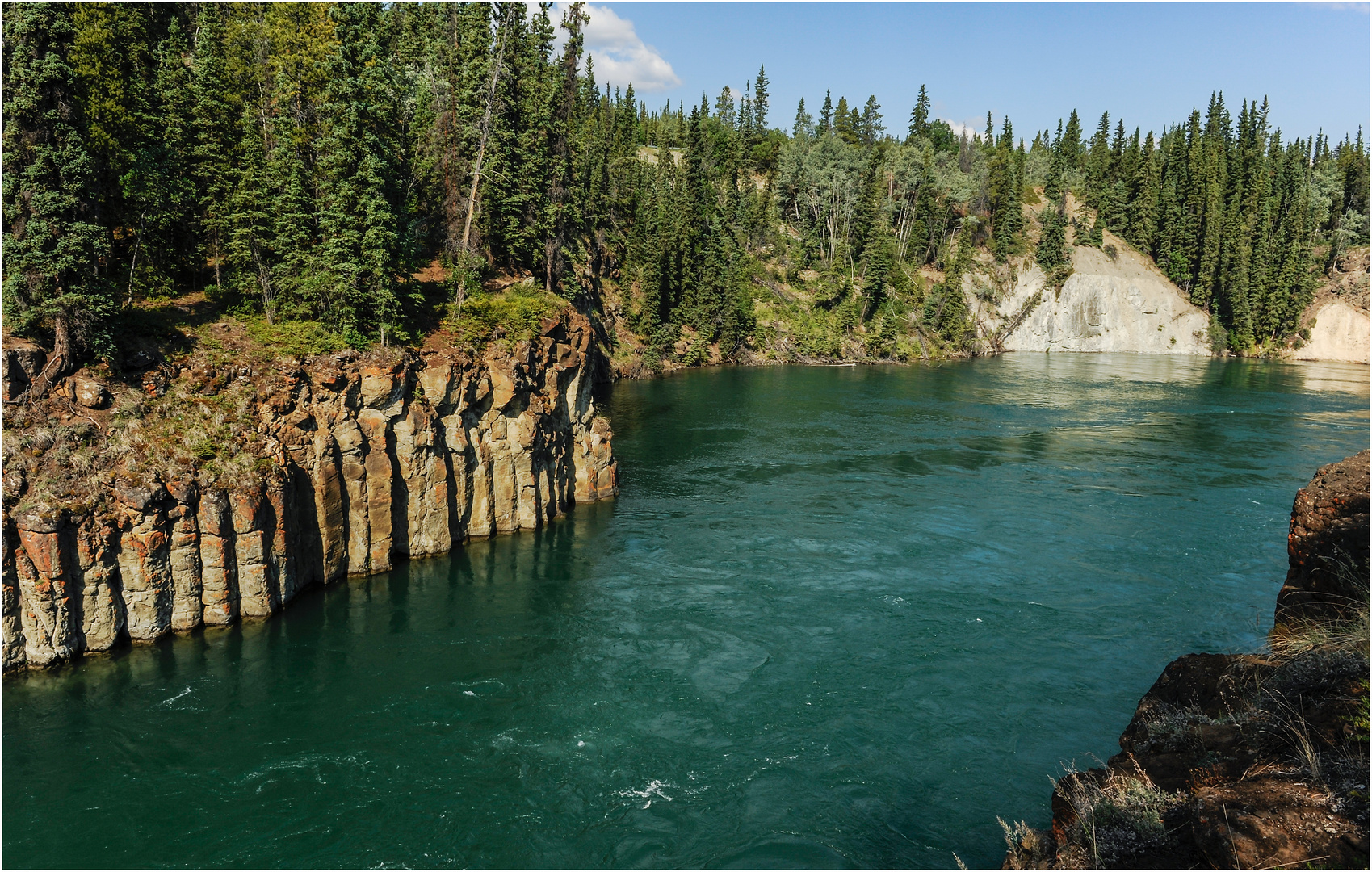 "Yukon River" - bei Whitehorse, noch ganz jungfräulich