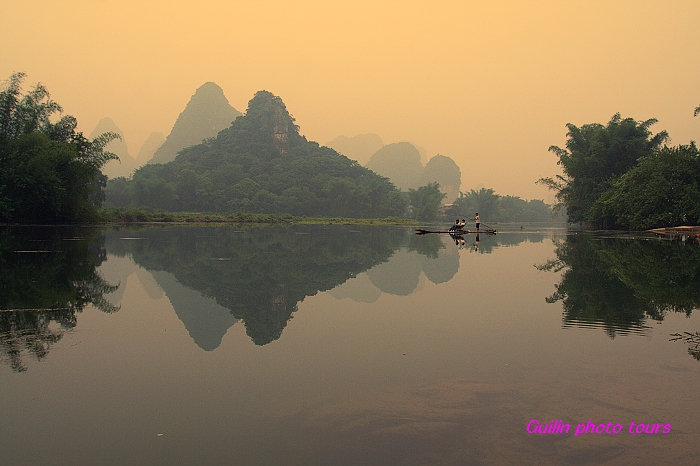 Yulong river at dawn