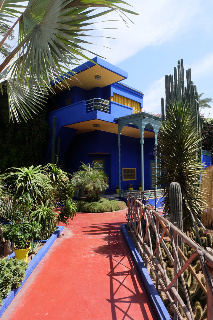 Yves Saint Laurent, Jardin Majorelle in Marrakech