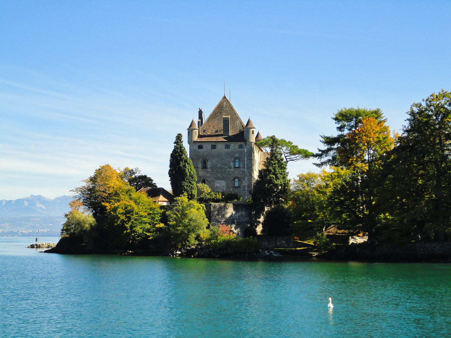 Yvoire Castle on Lake Geneva