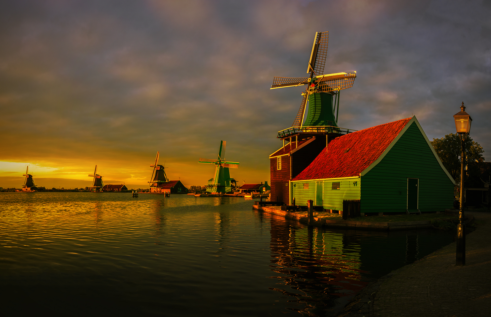 Zaanse Schans Windmills