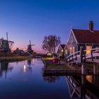 Zaanse Schans zur Blauen Stunde