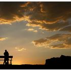 Zabriskie Point, CA - Sonnenuntergang