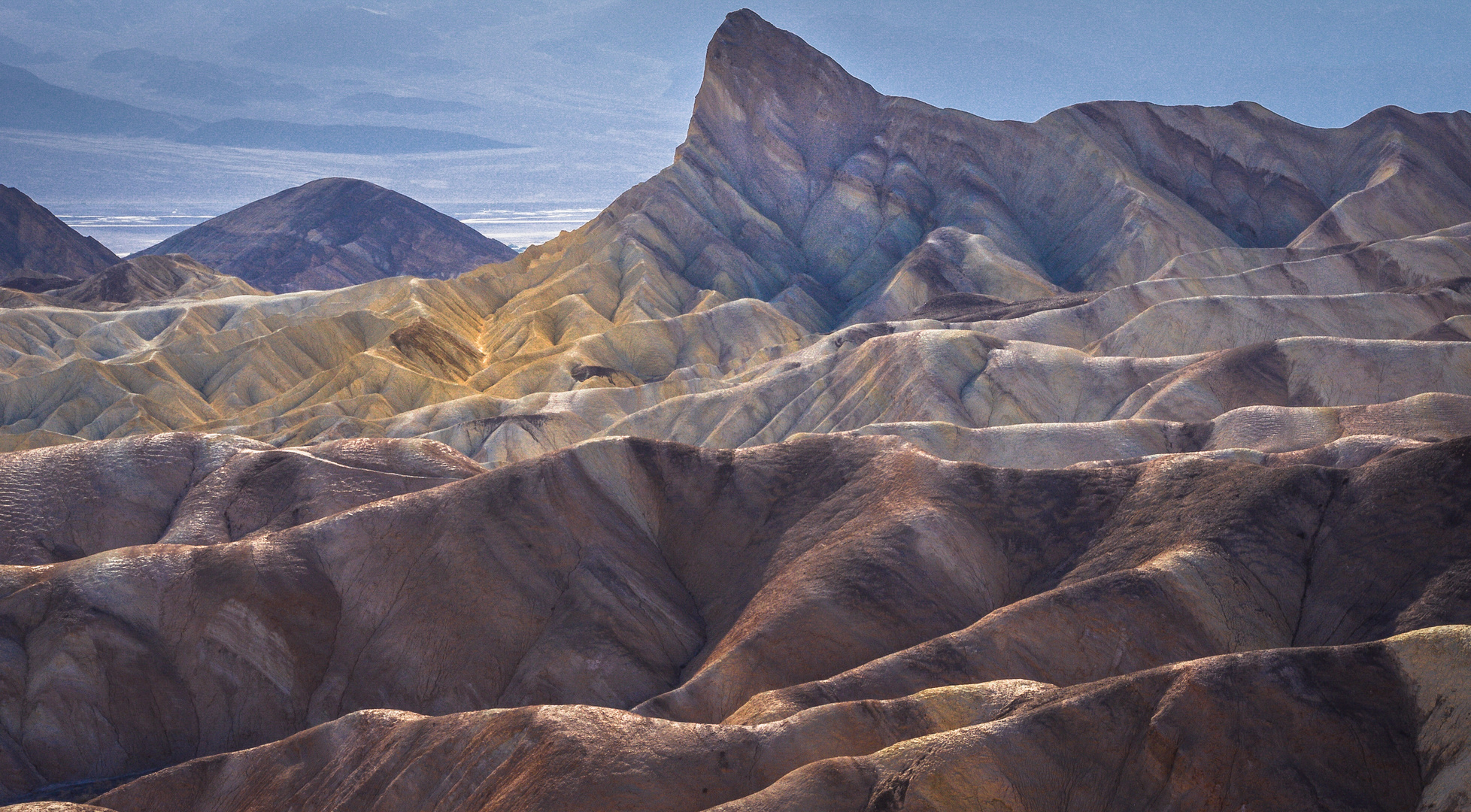  Zabriskie Point über dem Death-Valley