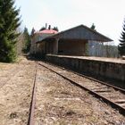 Zackenbahn Bahnhof Grünthal (Polaun) Güterschuppen