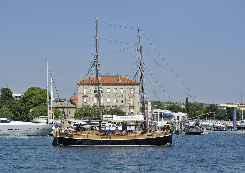 Zadar Hafeneinfahrt