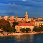 Zadar im Sonnenuntergang