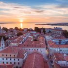 Zadar im Sonnenuntergang 