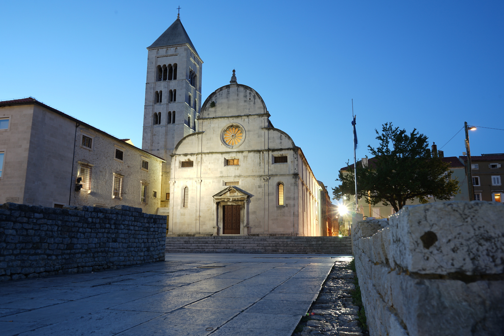 Zadar Kroatien zur Blauen Stunde