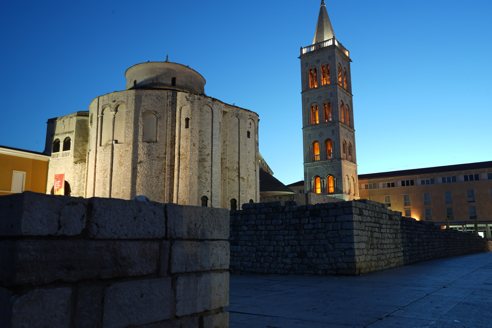 Zadar Kroatien zur Blauen Stunde