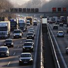 Zähflüssiger Verkehr auf der A8