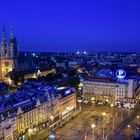 Zagreb bei Nacht