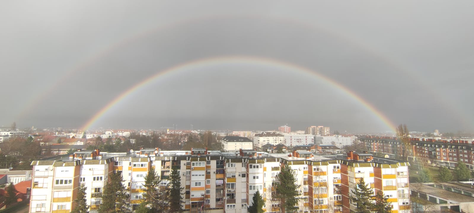 Zagreb Regenbogen bei gorica 