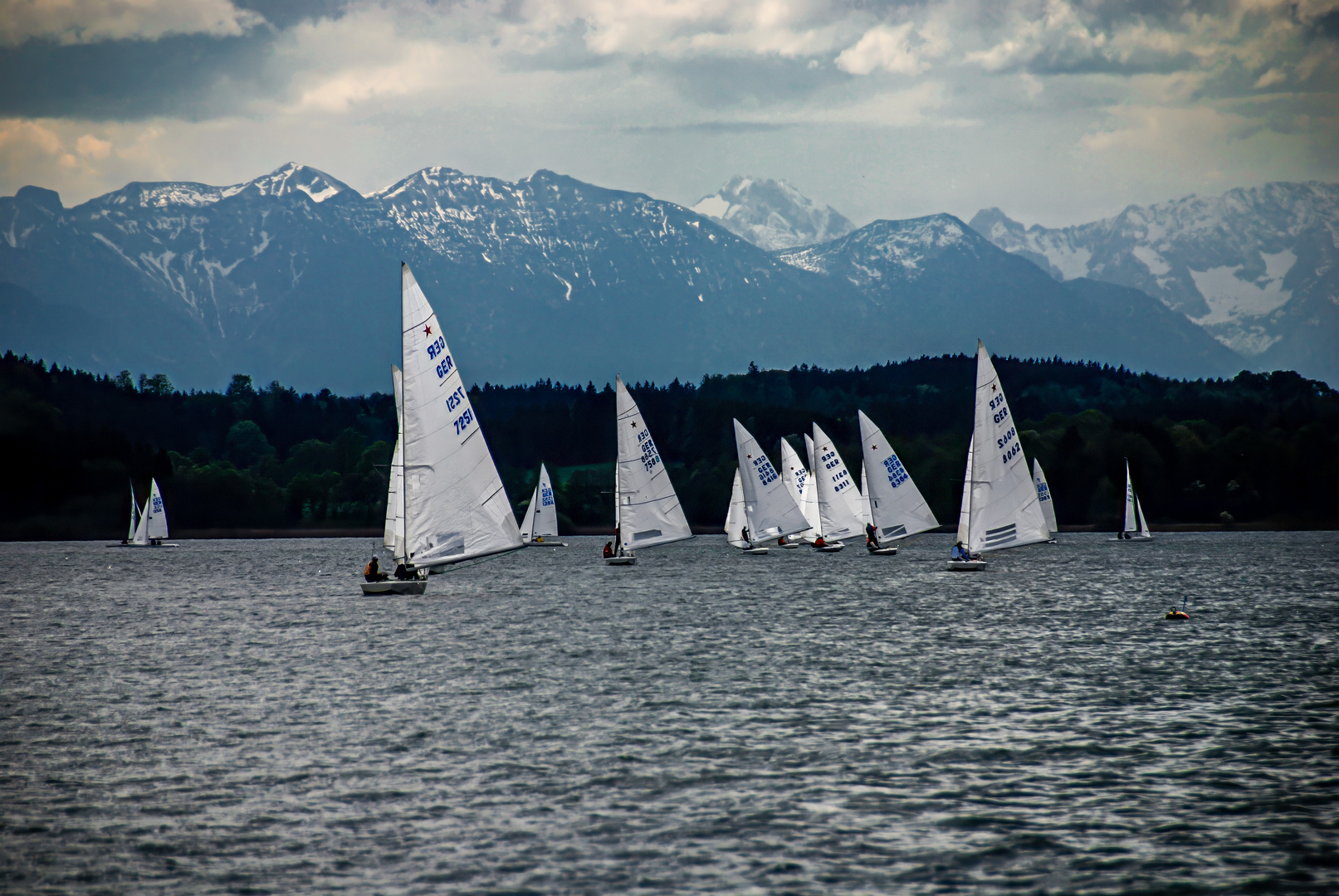 Zahlen am Starnbergersee