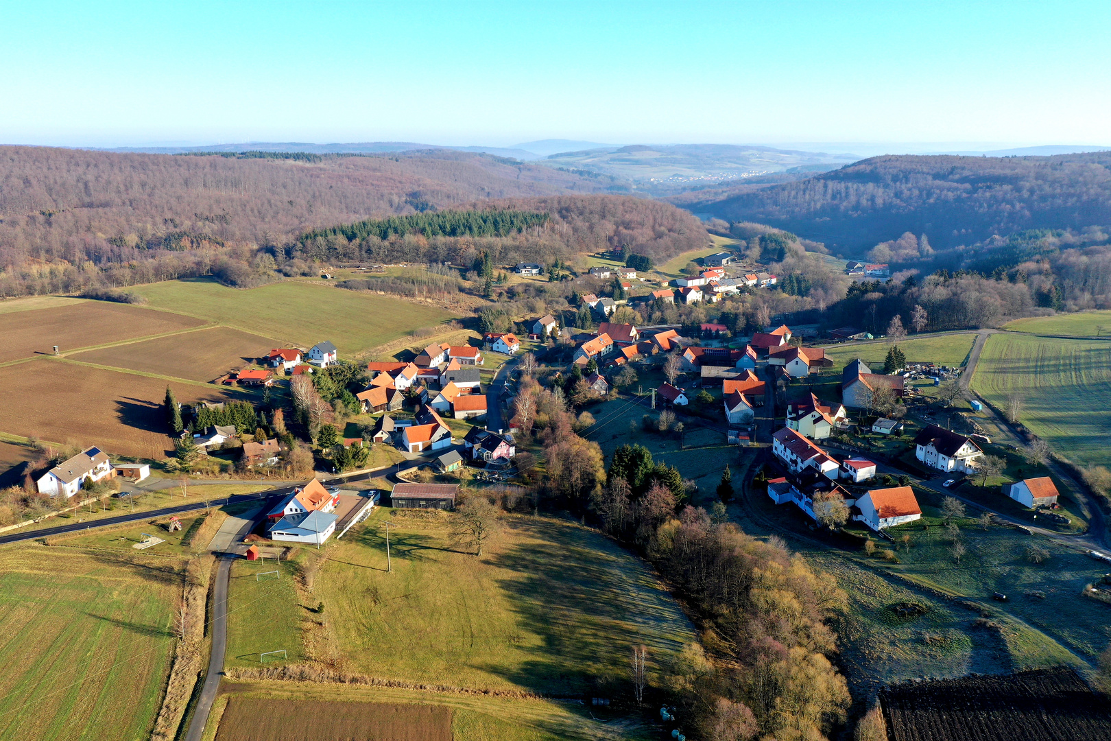 Zahmen von oben