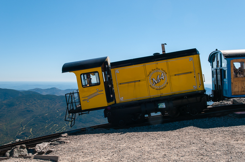 Zahnradbahn auf dem Mount Washington, NH