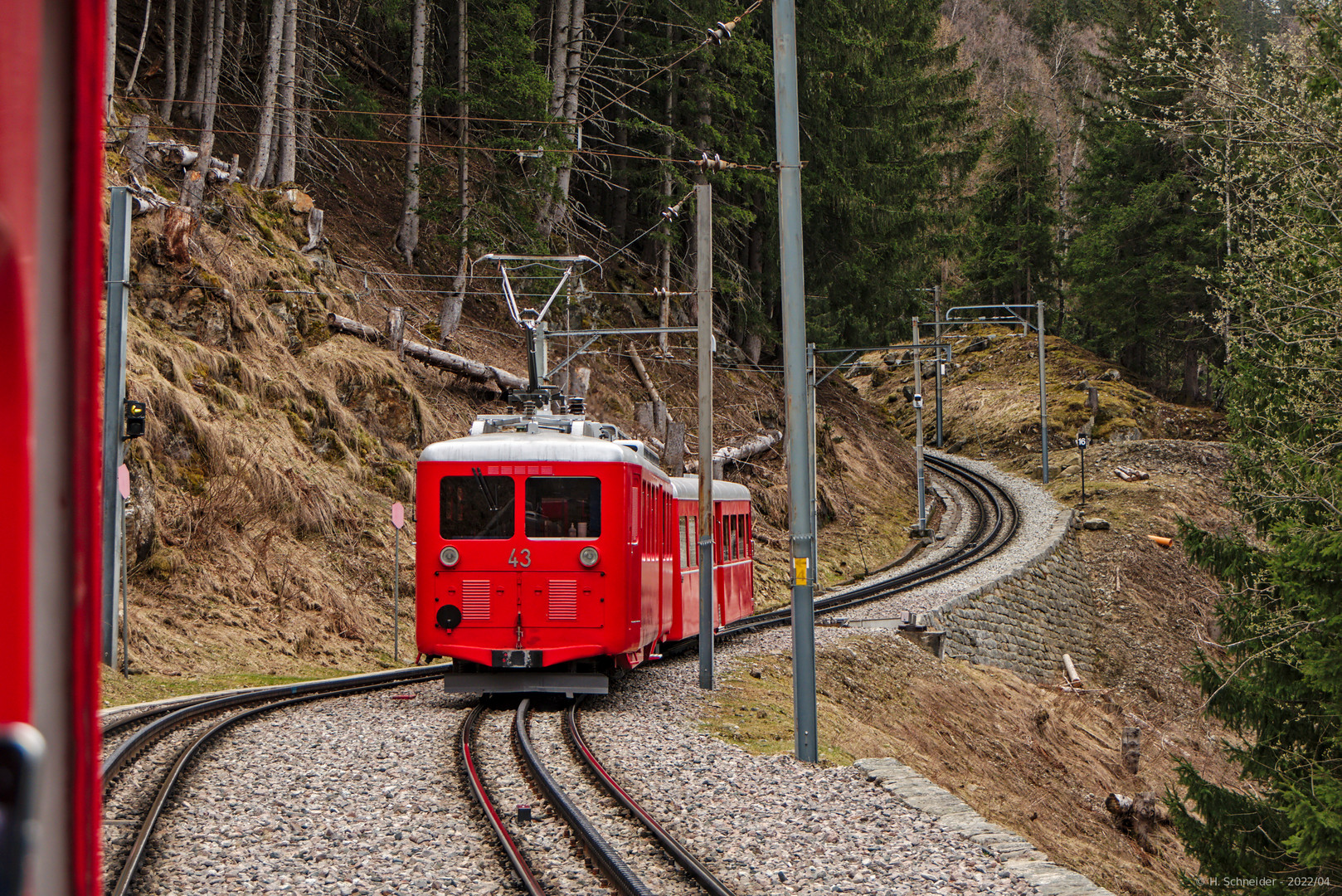 Zahnradbahn "Chemin de fer du Montenvers"