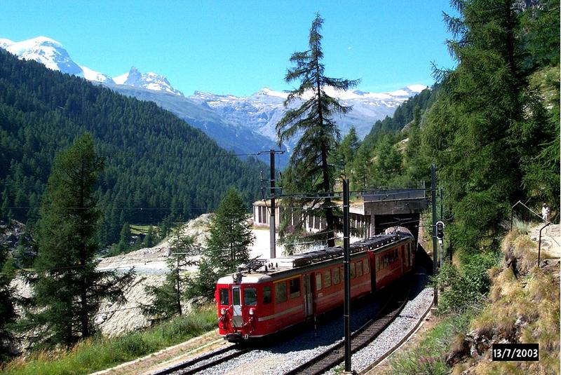 Zahnradbahn Zermatt - Täsch