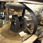 Zahnräder der alten Obermühle in Dahlem/Eifel  in Betrieb