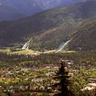 Zakopane mit Skisprungschanzen..