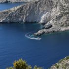 Zakynthos, Blick auf die Steilküste bei Porto Vromi