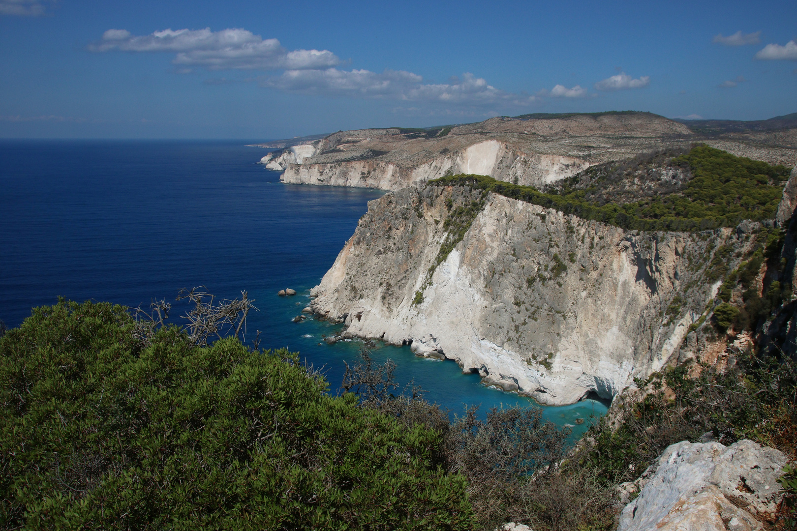 Zakynthos, die Steilküste bei Keri