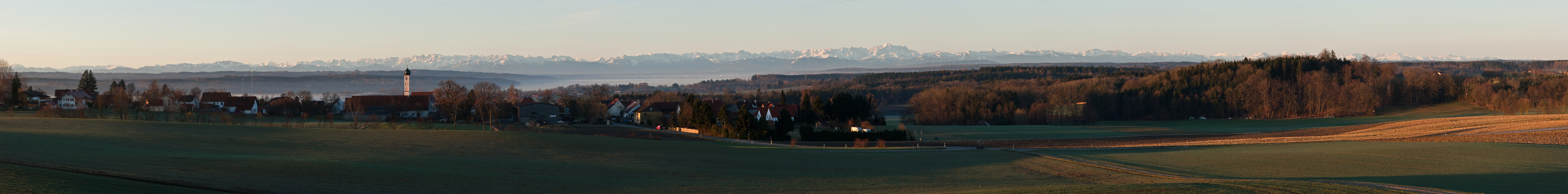 Zankenhausen mit Ammersee und Alpenblick