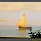 Zanzibar 2001 - Dhow at Sunset - Stone Town