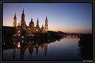 Zaragoza El Pilar, el Ebro von Rolf Hollmann 