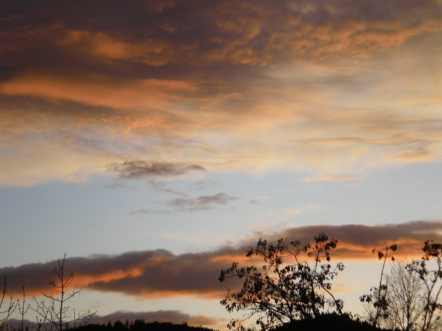 zarte Abendstimmung im Emmental