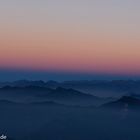 zartes Morgenlicht über dem Himalaya 