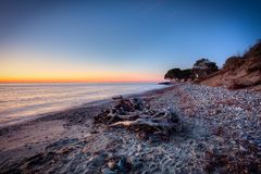 Zauber des Morgens am Strand 