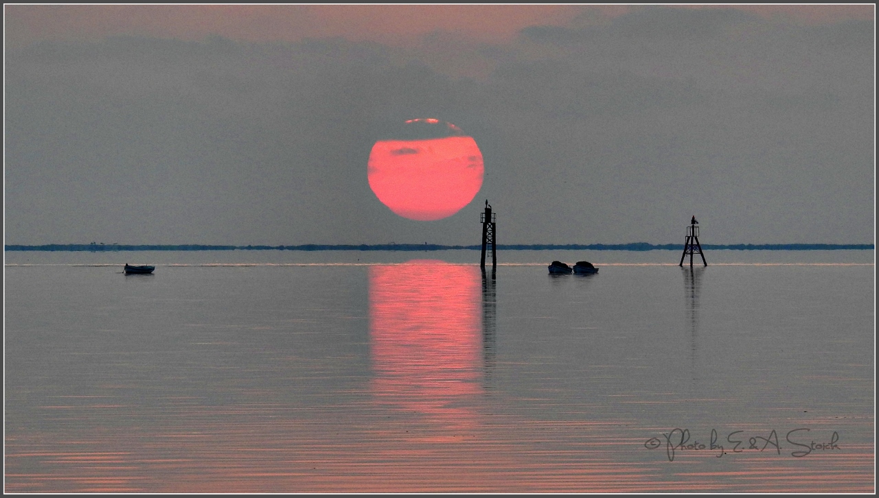 Zauberhafter Sonnenaufgang in Houmt Souk (Djerba)