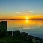 Zauberhafter Sonnenuntergang am Hafen von Loddin