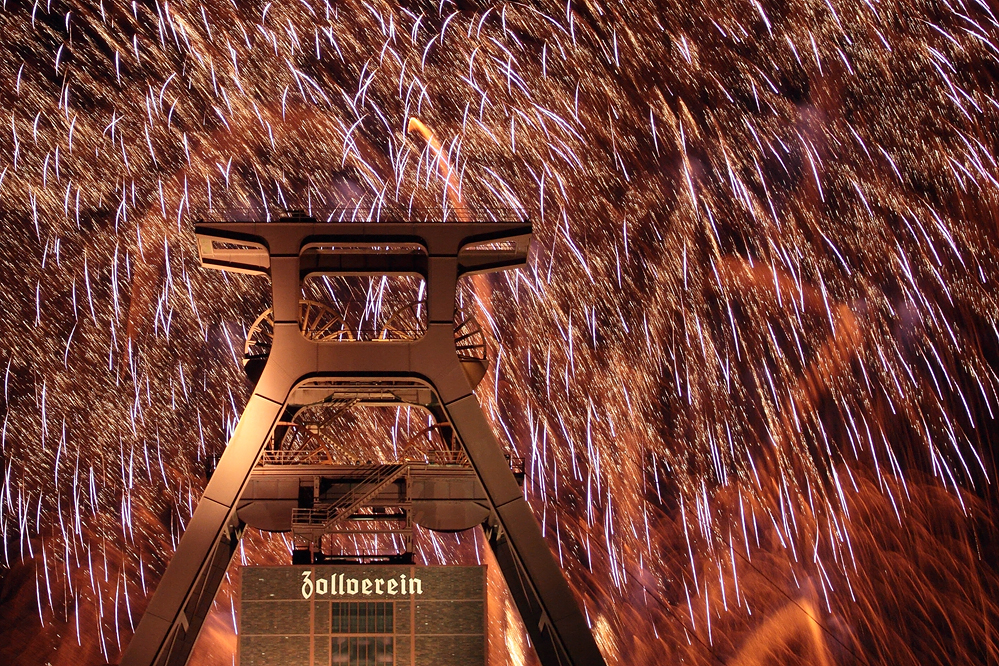 Zauberregen über Zollverein