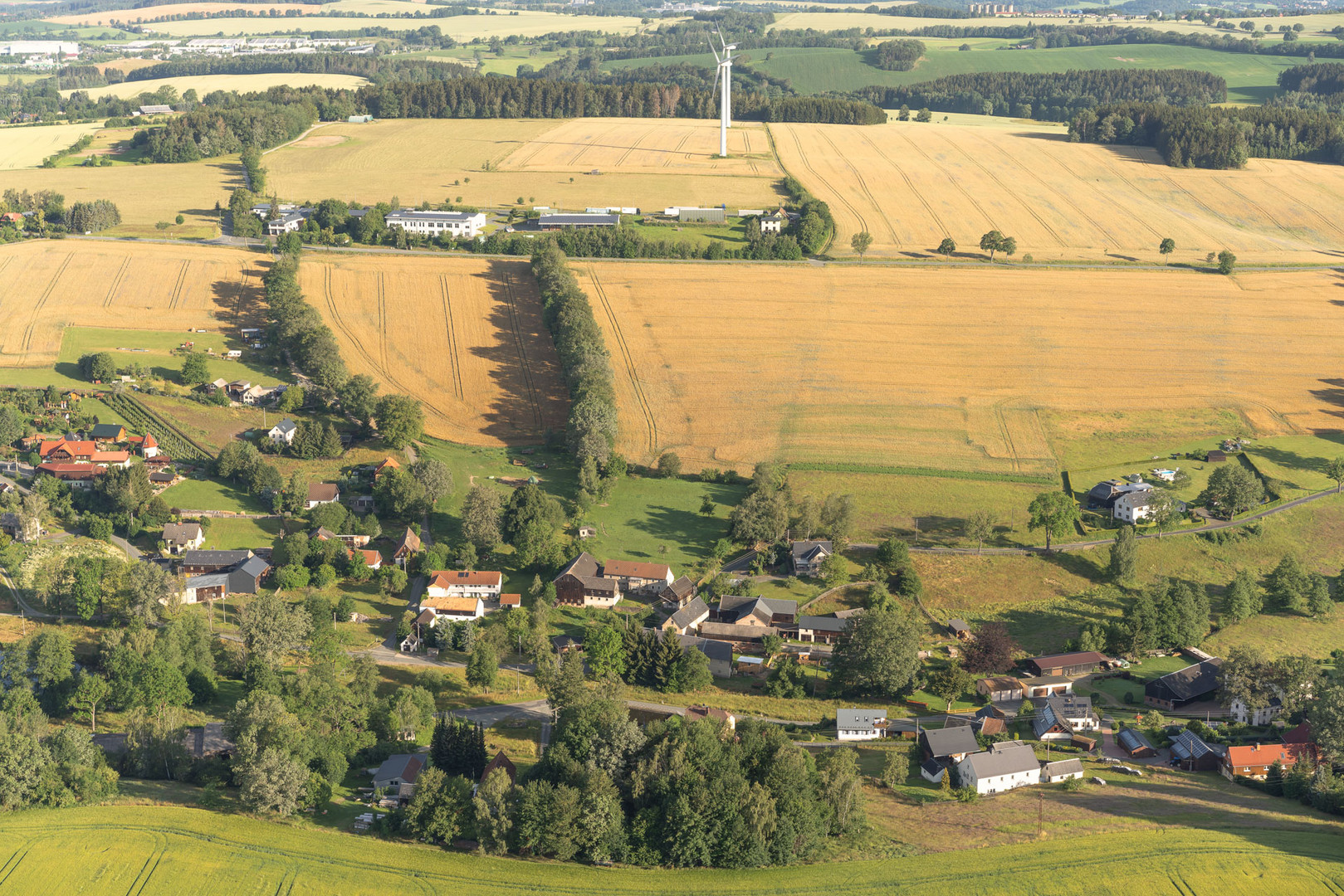 Zaulsdorf- Der Ort liegt auf etwa 440 m am Lauf des Kottengrüner Bachs.