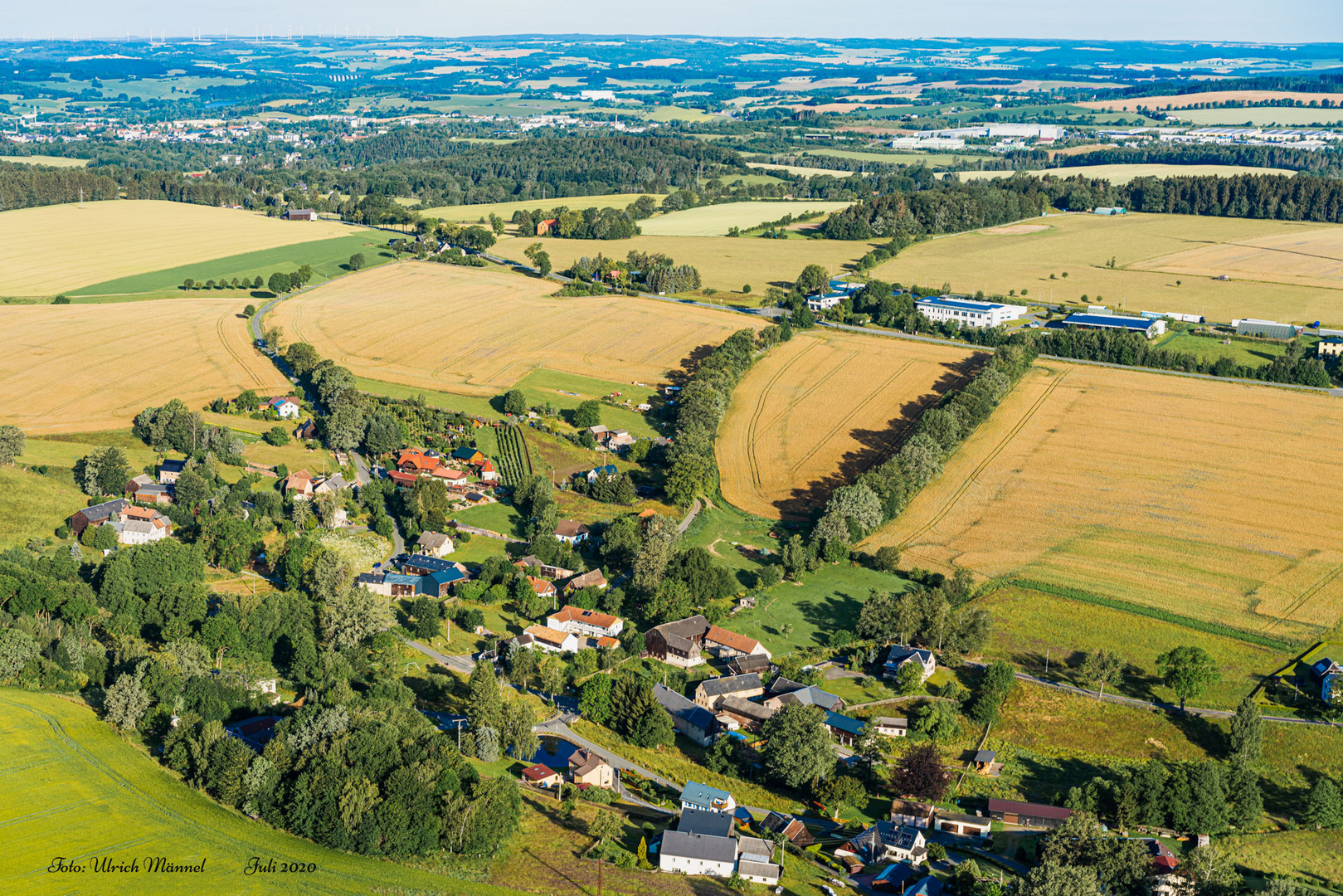 Zaulsdorf- Der Ort liegt auf etwa 440 m am Lauf des Kottengrüner Bachs.