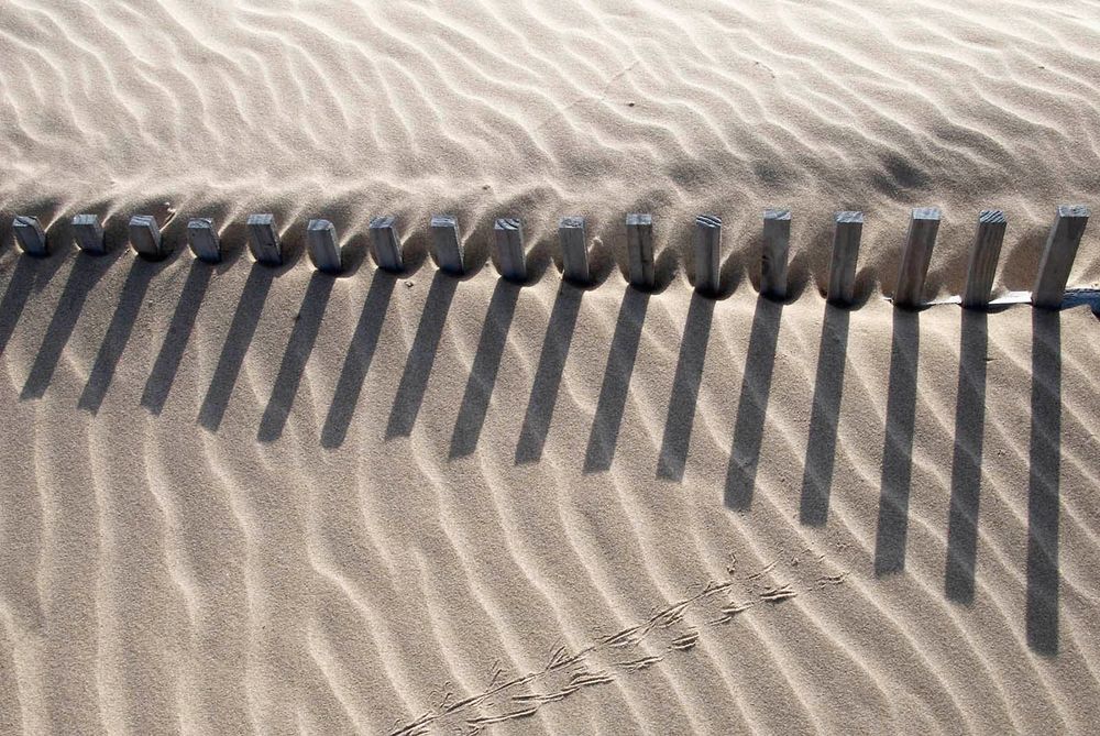 Zaun am Strand XIII Foto & Bild | sand, zaun, natur Bilder auf