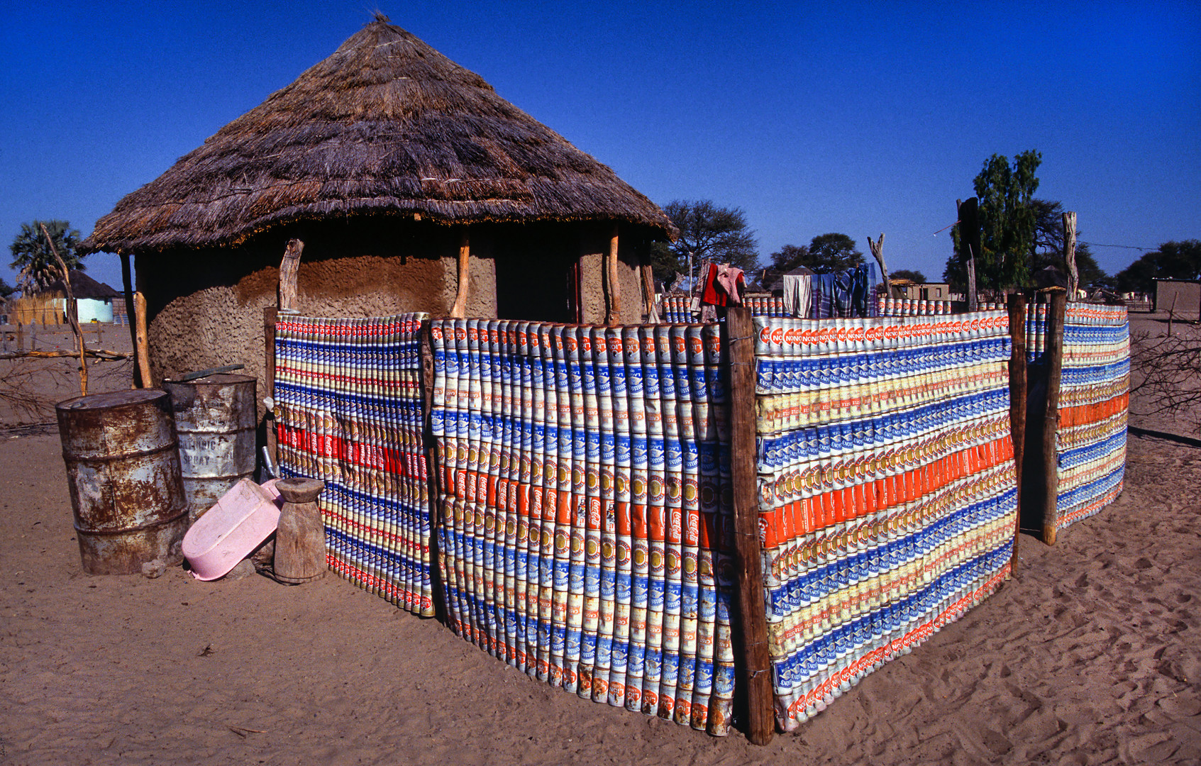 Zaun in Botswana