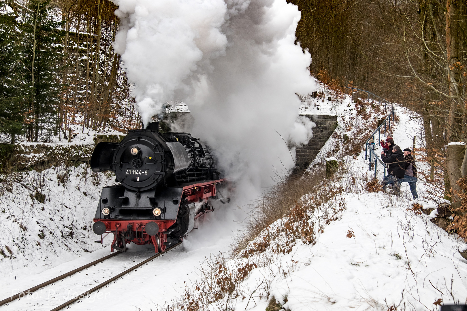 Zaungäste beim Rodelblitz