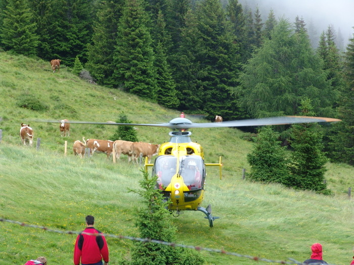 Zaungäste sind vom tollen Flieger begeistert