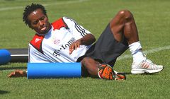 Zé Roberto beim FC Bayern Training am 26.07.2007