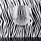 Zebra im Glas