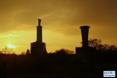 Zeche Consolidation »Consol« in Gelsenkirchen - Sonnenuntergang