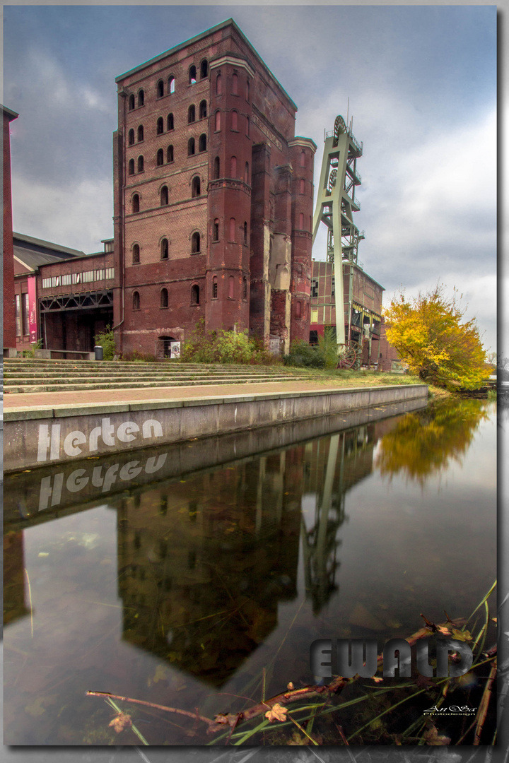 Zeche Ewald im Herbst