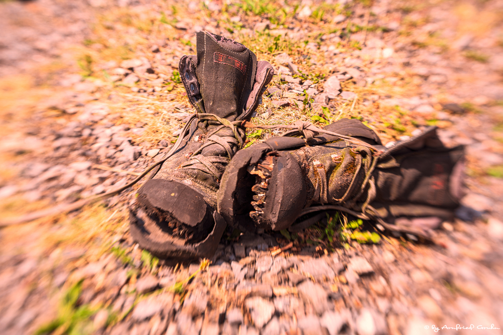 Zeche Hannover - die Schuhe sind endgültig durch.....